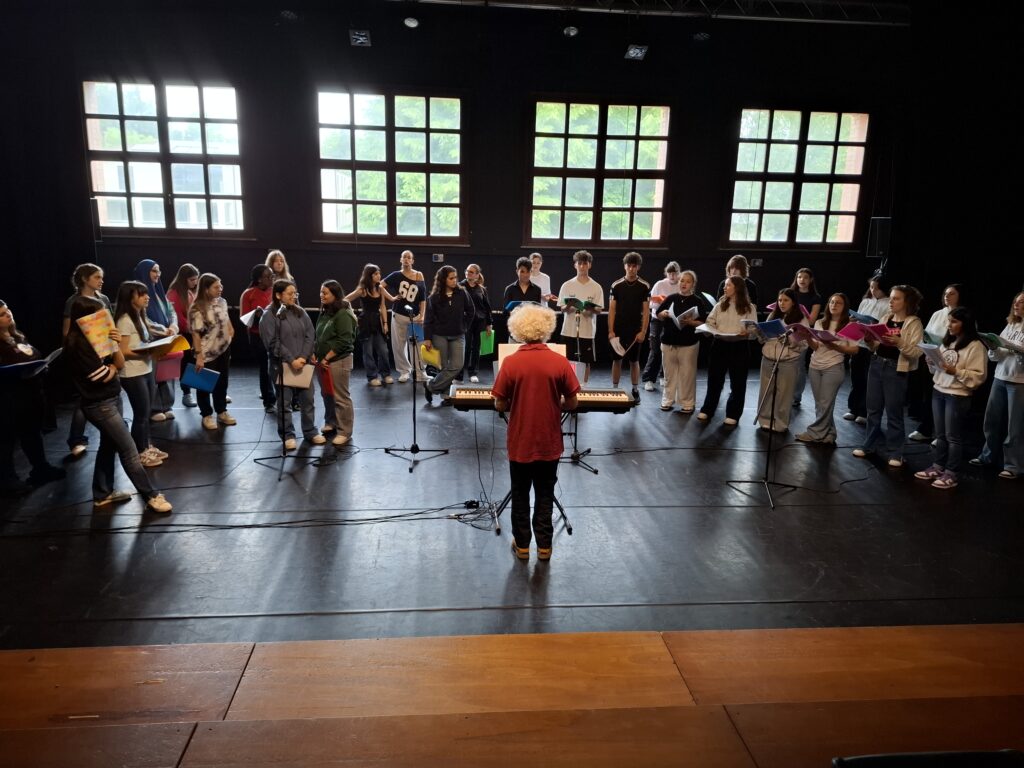 vista del palco dalla gradinata