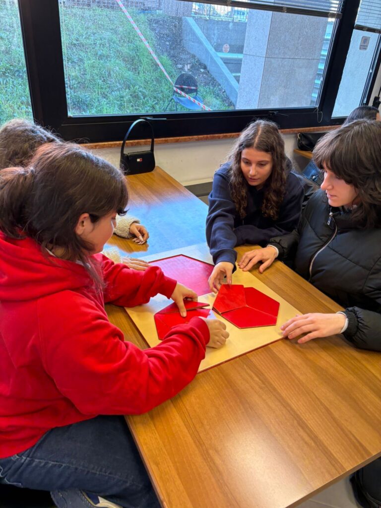 gli allievi svolgono le attività di laboratorio