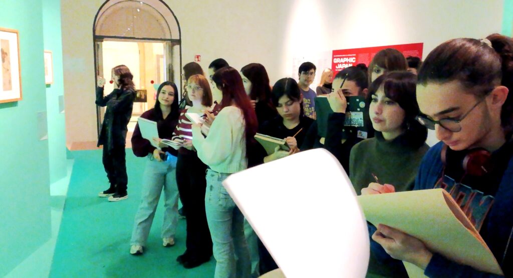 gli studenti al lavoro