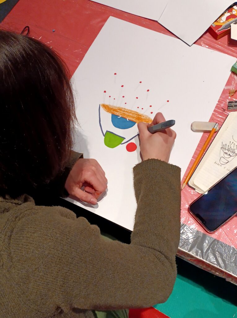 gli studenti al lavoro