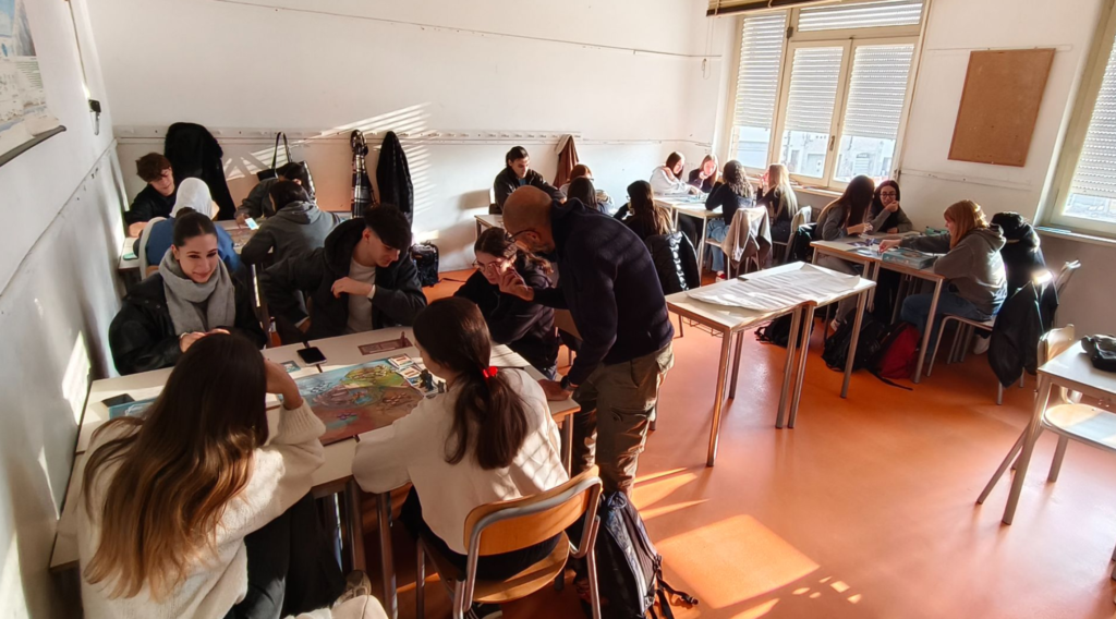 i ragazzi giocano a neo-geo